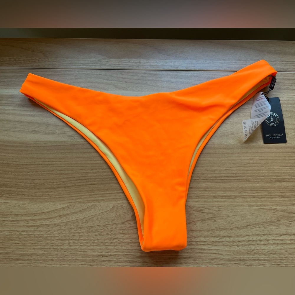 RELLECIGA Neon Orange Bikini Bottom - Cheeky